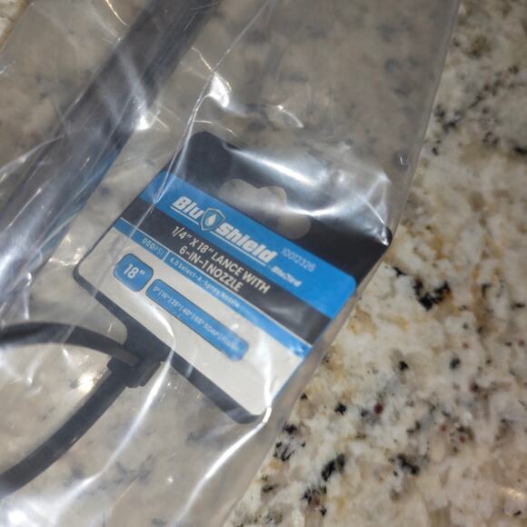 BLU SHIELD NWT 1/4" X 18" LANCE WITH 6 IN 1 NOZZLE - Picture 3 of 8